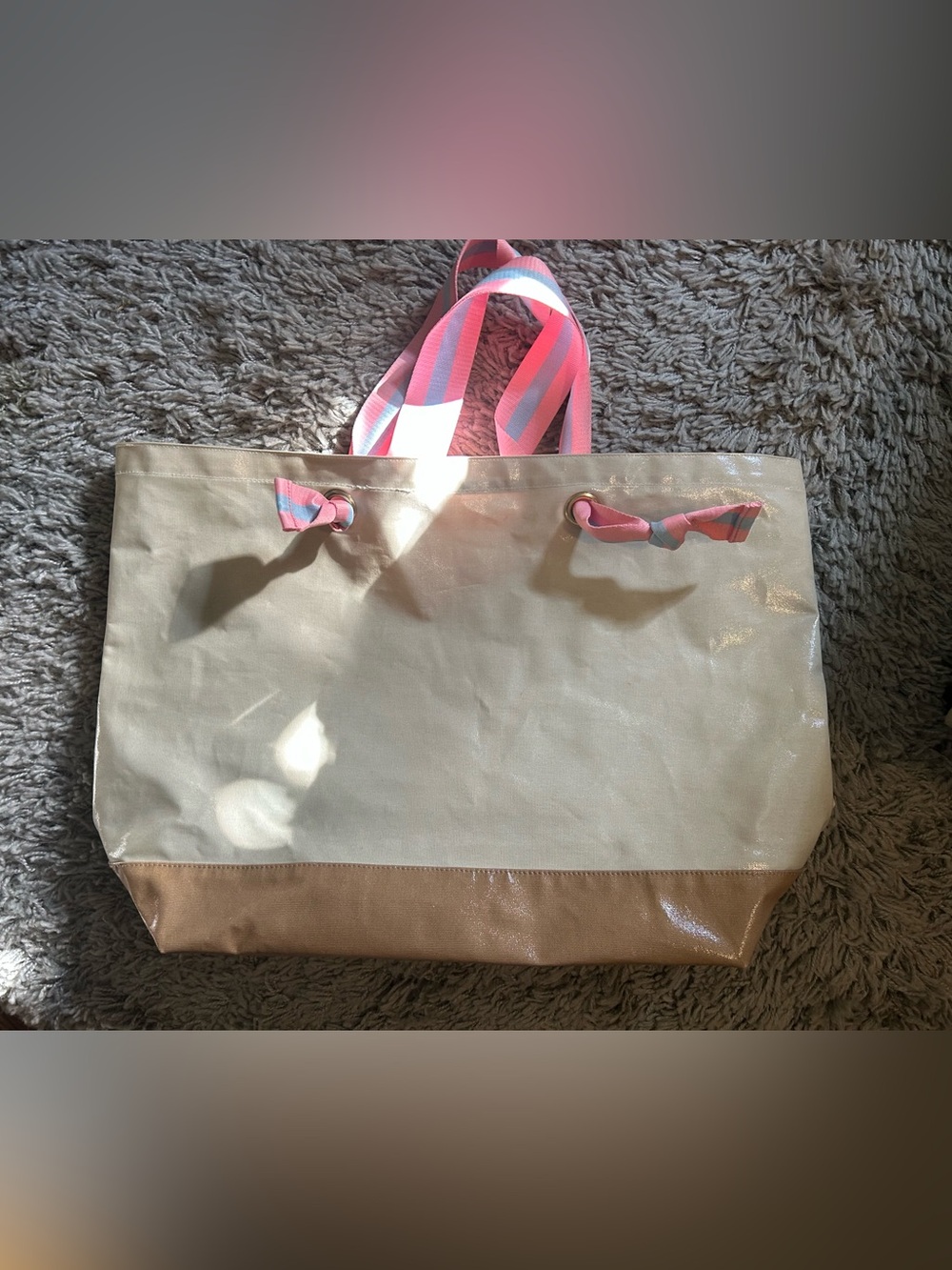 Never Used Tan The Beaufort Bonnet Company Beach Bag - OS